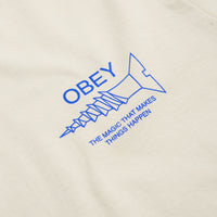Obey Magic T-Shirt in Cream thumbnail
