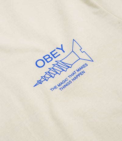 Obey Magic T-Shirt in Cream