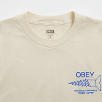 Obey Magic T-Shirt in Cream thumbnail