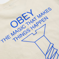 Obey Magic T-Shirt in Cream thumbnail