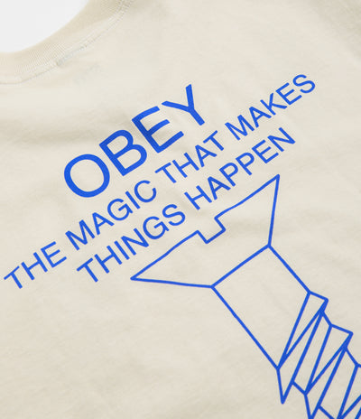 Obey Magic T-Shirt in Cream