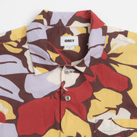 Obey Maxwell Short Sleeve Shirt - Chocolate Multi thumbnail