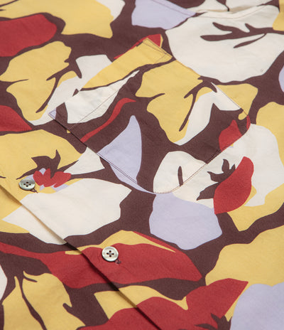 Obey Maxwell Short Sleeve Shirt - Chocolate Multi