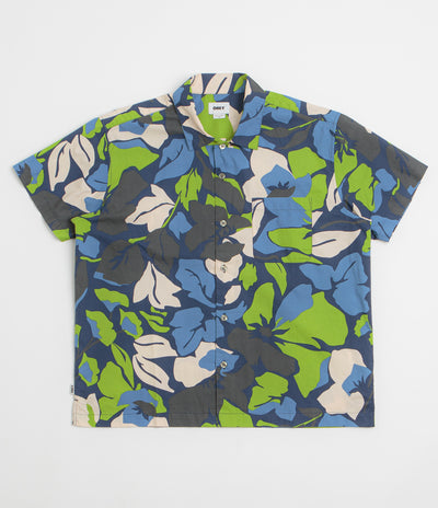 Obey Maxwell Short Sleeve Shirt - Navy Multi
