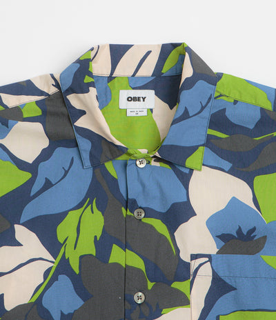 Obey Maxwell Short Sleeve Shirt - Navy Multi