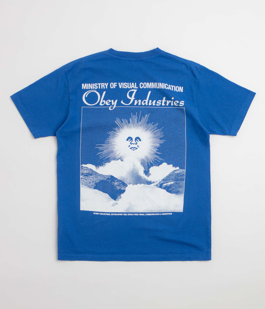 Obey Ministry T-Shirt in Pigment Electric Indigo