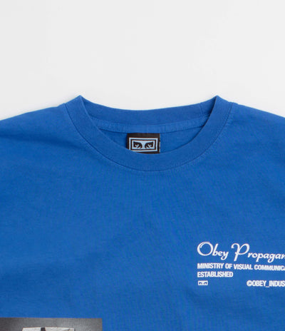 Obey Ministry T-Shirt in Pigment Electric Indigo