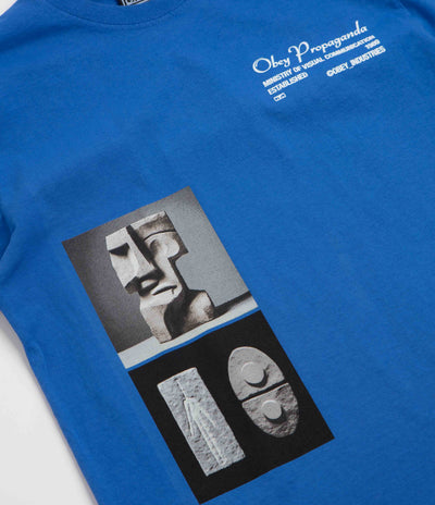 Obey Ministry T-Shirt in Pigment Electric Indigo
