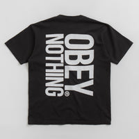 Obey Nothing T-Shirt - Vintage Black thumbnail