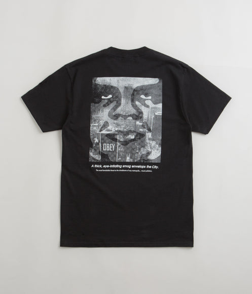 Obey NYC Smog T-Shirt - Black