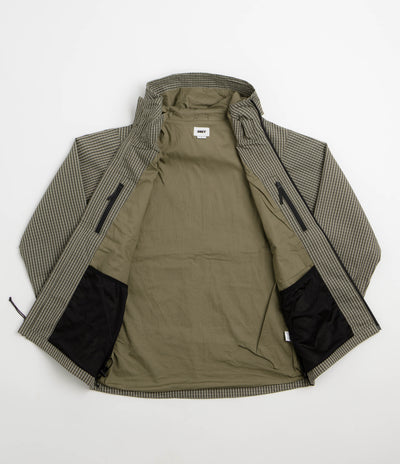 Obey Obsidian Jacket - Vetiver Plaid
