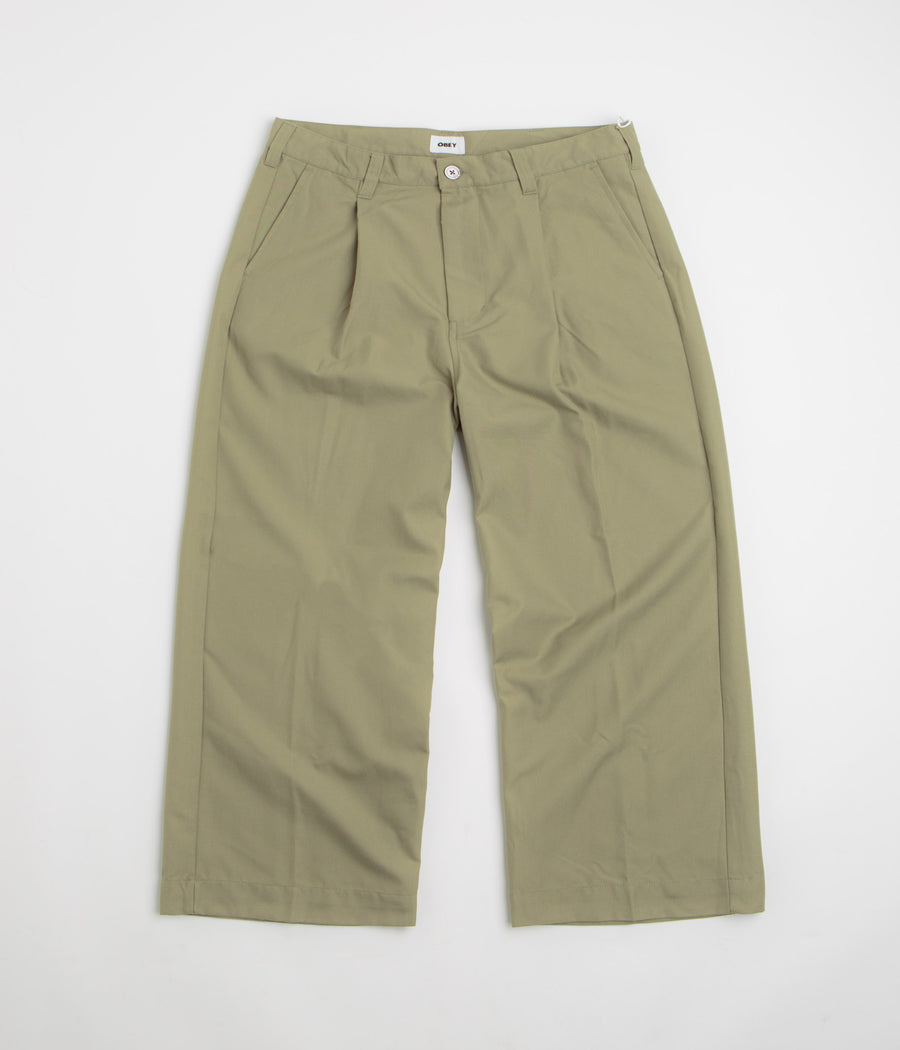 Obey Oliver Pleated Pants in Mermaid