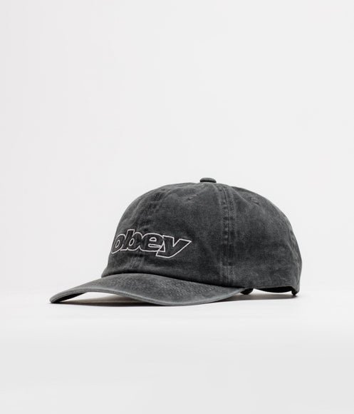 Obey Outline Delta Cap - Pigment Black