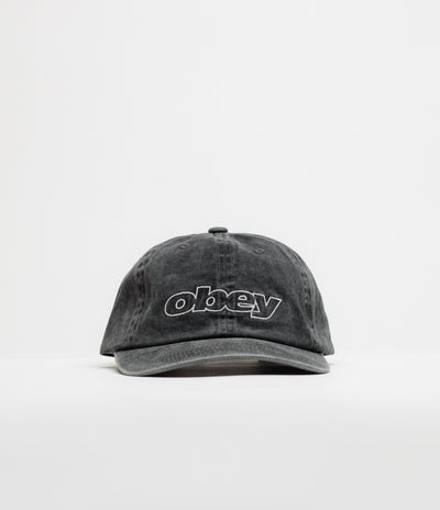 Obey Outline Delta Cap - Pigment Black