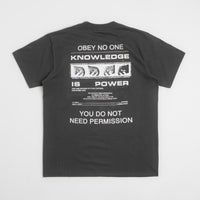 Obey Permission T-Shirt in Vintage Black thumbnail