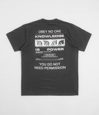 Obey Permission T-Shirt in Vintage Black