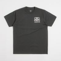 Obey Permission T-Shirt in Vintage Black thumbnail