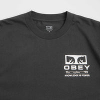 Obey Permission T-Shirt in Vintage Black thumbnail