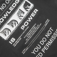 Obey Permission T-Shirt in Vintage Black thumbnail