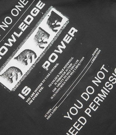 Obey Permission T-Shirt in Vintage Black