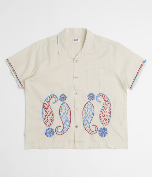 Obey Quentin Short Sleeve Shirt - Birch Multi