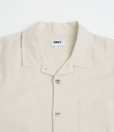 Obey Quentin Short Sleeve Shirt in Birch Multi
