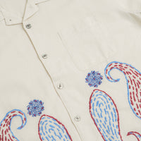 Obey Quentin Short Sleeve Shirt in Birch Multi thumbnail