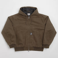 Obey Randy Zip Up Hoodie - Wren Faded Wash thumbnail