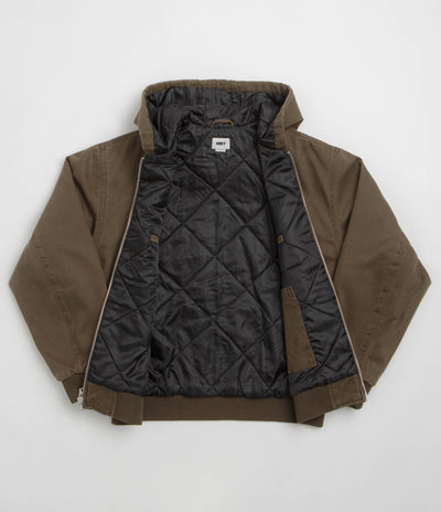 Obey Randy Zip Up Hoodie - Wren Faded Wash