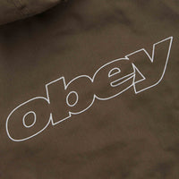 Obey Randy Zip Up Hoodie - Wren Faded Wash thumbnail