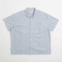 Obey Reducer Short Sleeve Shirt in Blue Fog Multi thumbnail