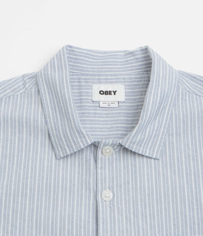 Obey Reducer Short Sleeve Shirt in Blue Fog Multi