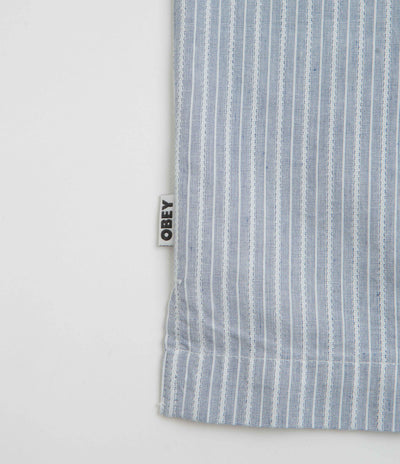Obey Reducer Short Sleeve Shirt in Blue Fog Multi