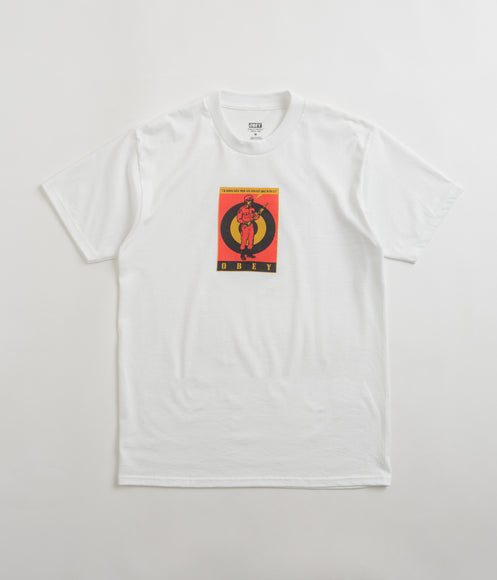 Obey Riot Cop T-Shirt - White