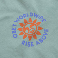Obey Rise Above T-Shirt in Surf Spray thumbnail