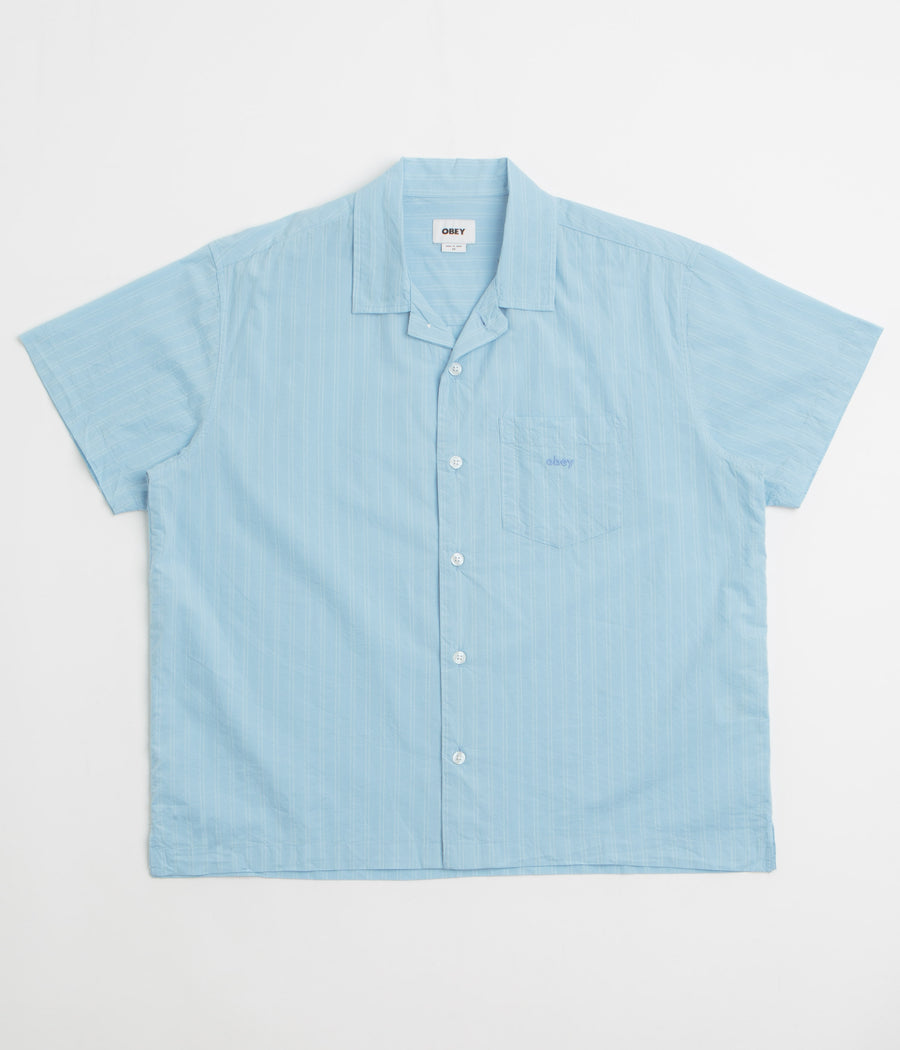 Obey Rizzo Short Sleeve Shirt in Cerulean Multi