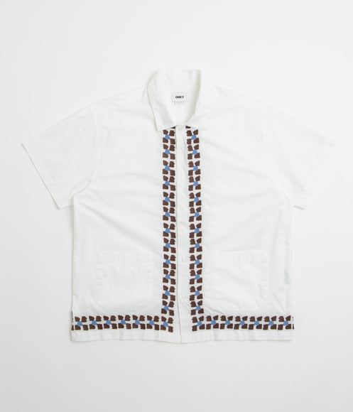 Obey Ruben Short Sleeve Shirt - White Multi