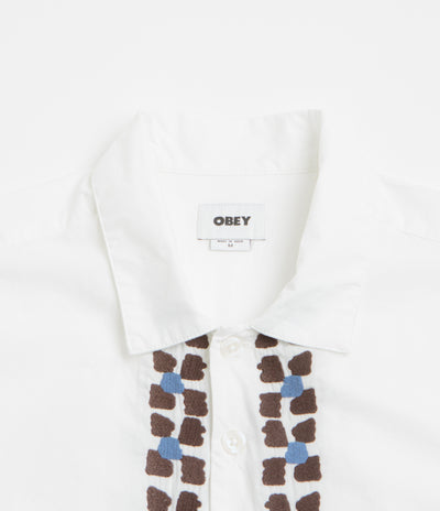 Obey Ruben Short Sleeve Shirt - White Multi