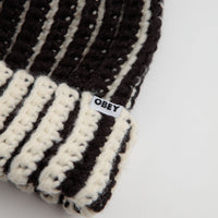 Obey Scout Chunky Beanie - Black Multi thumbnail