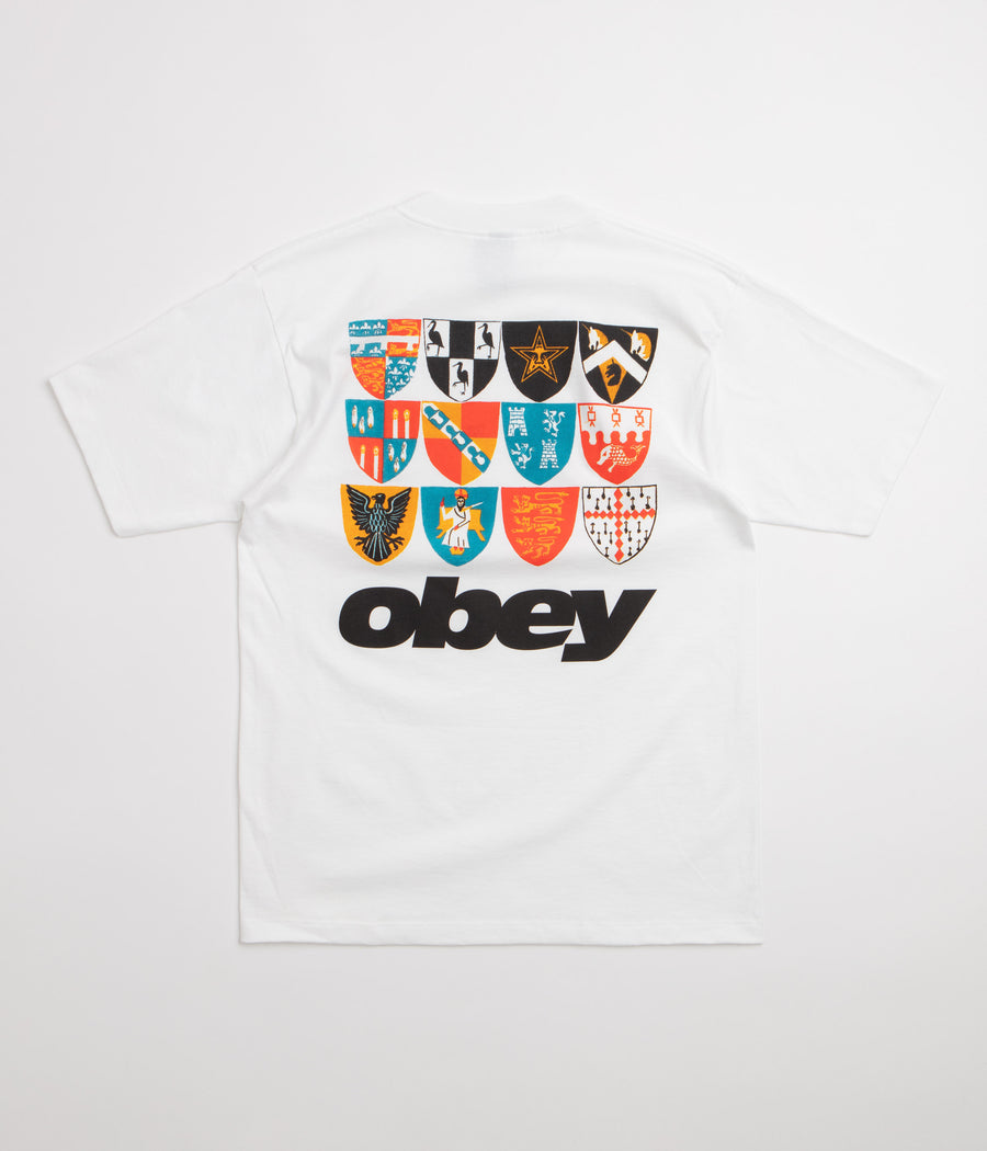 Obey Shields T-Shirt in White