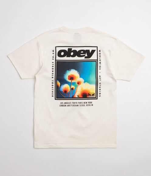 Obey Stronger Together T-Shirt - Vintage White
