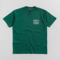 Obey Studios Icon T-Shirt in Adventure Green thumbnail