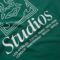 Obey Studios Icon T-Shirt in Adventure Green thumbnail