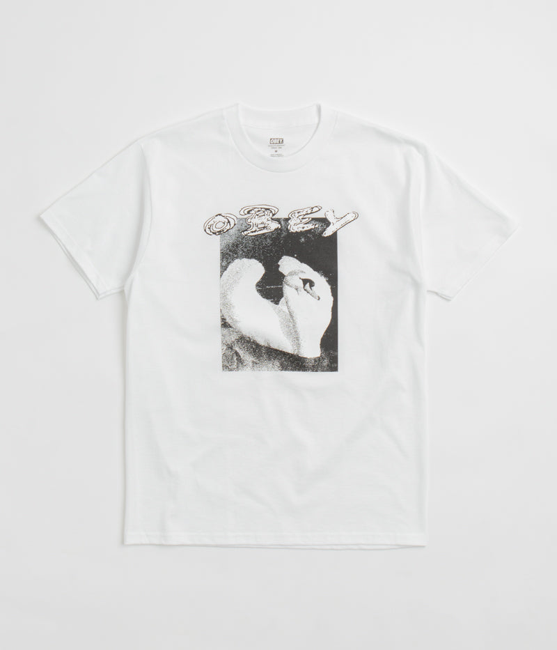 Obey Swan T-Shirt in White