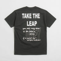 Obey Take The Leap T-Shirt in Vintage Black thumbnail