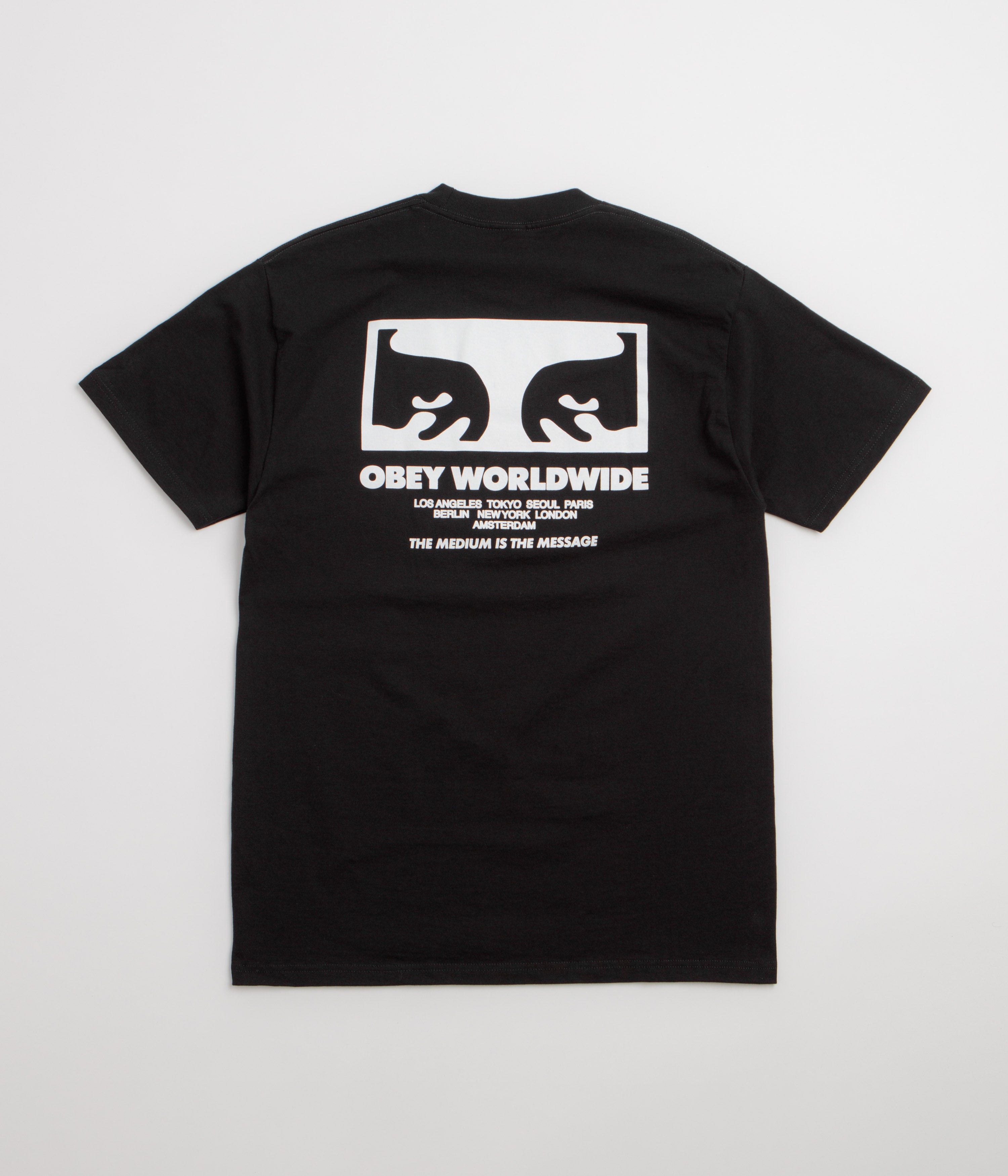 Obey The Medium Is the Message T-Shirt in Black