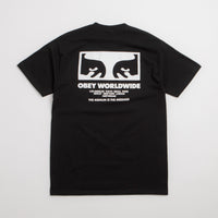 Obey The Medium Is the Message T-Shirt in Black thumbnail