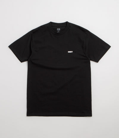 Obey The Medium Is the Message T-Shirt in Black