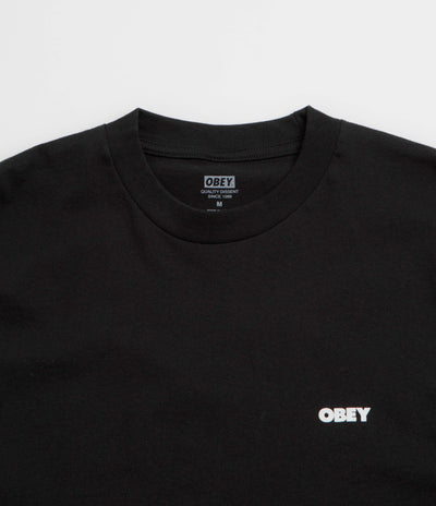 Obey The Medium Is the Message T-Shirt in Black