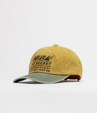 Obey Top Secret Cap - Pigment Mustard Multi